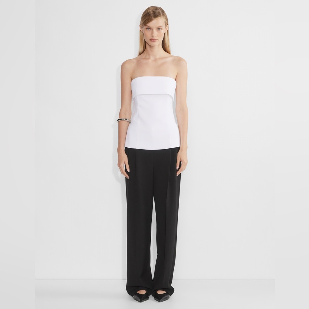 Aritzia Babaton Element Tube Top (Re)ssential White Size 4 Like New